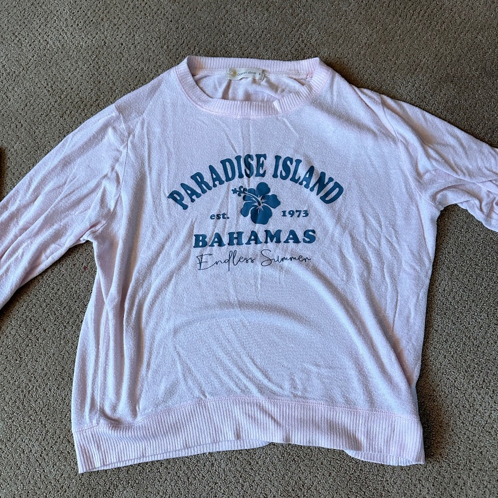 OCEAN DRIVE BAHAMAS CREW NECK SOFT SMALL